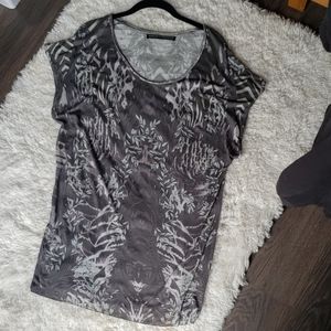 Allsaints Spitalfields gorgeous zebra tee dress